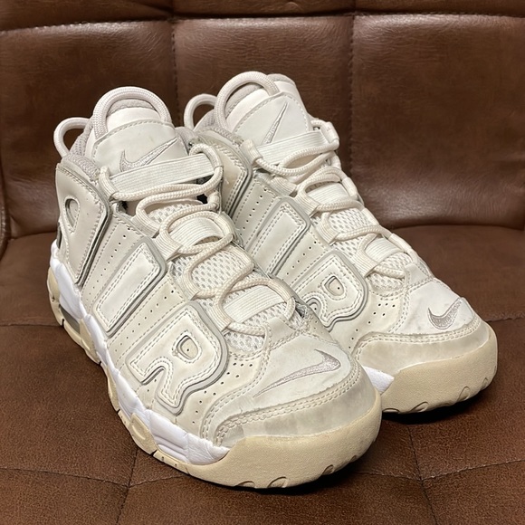 Nike Air Uptempo Kids White Sneakers - Picture 5 of 14